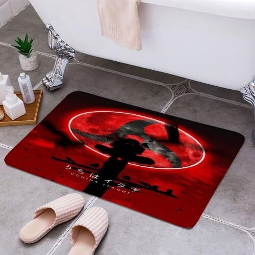 Uchiha Itachi Cheaper Anti-slip Modern Area Rugs Living Room Balcony Bathroom Printed Carpet Doormat Hallway Bath Mat