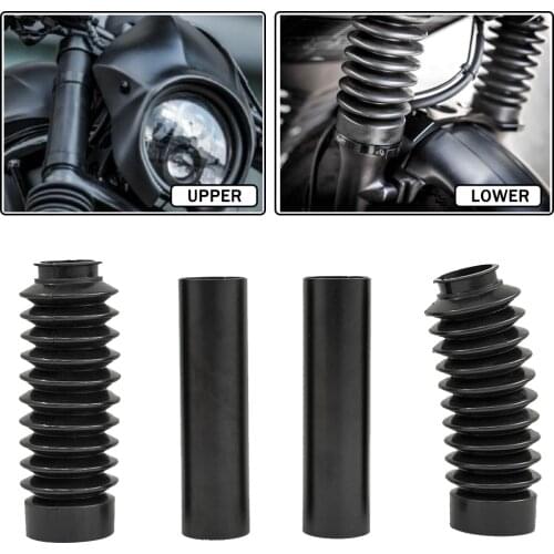 Motorcycle Front Fork Boot Tube Slider Shock Absorber Cover Gaiters Accessories For Honda Rebel 500 300 CMX500 CMX300 2017-2021
