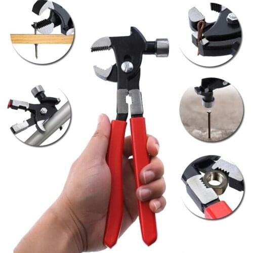 Portable pliers wrench hammer combination tool multi-function wrench multi-function pliers universal hand tool