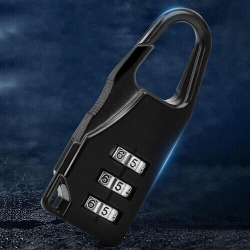Portable Bike Motorcycle Helmet Anti-theft 4 Digit Combination Password Padlock Bicycle Cycling Equipment Accessories