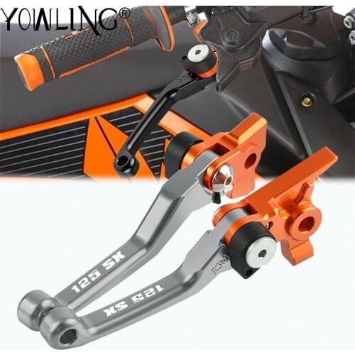 For 125SX 125XCW 125 SX XCW 2009 2010 2011 2012 2013 2014 2015 Motorcycle Aluminum Dirt Bike Handle Folding Brake Clutch Lever