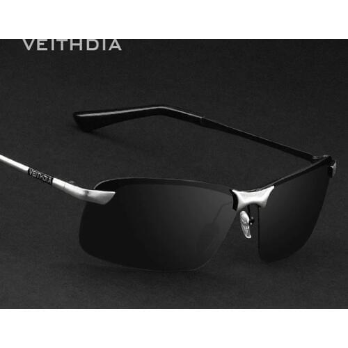 VEITHDIA 2020 Brand Mens Sunglasses Polarized Lens Sun Glasses Designer Rimless Glasses Goggle Eyewear Accessories For Men 3043