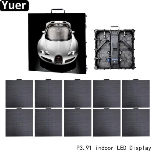 10Pcs/Lot LED Display P3.91 128x128 Screen Resolution Full Color HD Indoor LED Advertisement Panel Stage Video Module Displays