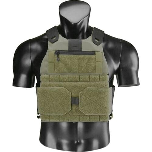 Tactical Hunting Airsoft Delustered FCSK2.0 Vest Low Profile Plate Carriers Chest Rig W/ EVA inserts