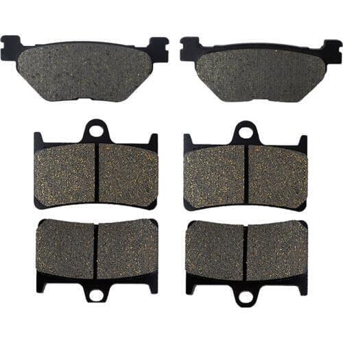 Motorcycle Brake Parts Front & Rear Brake Pads For YAMAHA TDM900 2002-2015 XV1900 2006-2014 FJR1300 XV1700 oad Star Midnight
