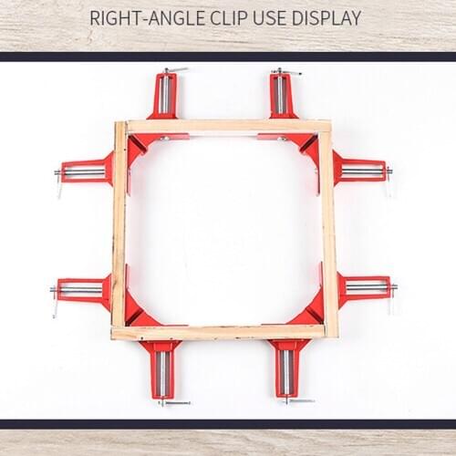 90 Degree Right Angle Clamp DIY Corner Clamps Quick Fixed Fish Tank Glass Wood Picture Frame Woodwork Corner Clamp
