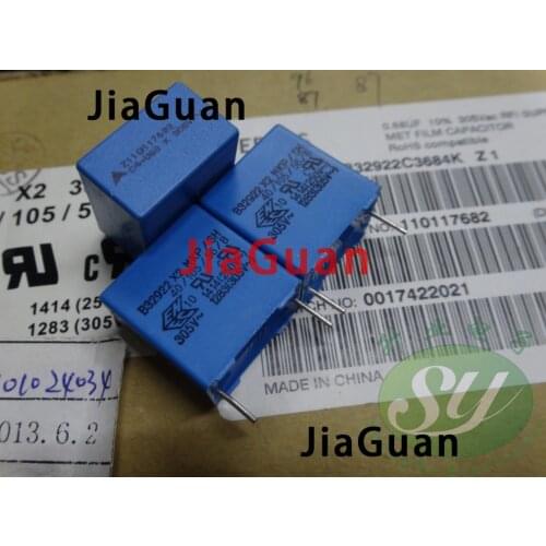 10PCS NEW EPCOS B32922 0.68UF 305VAC PCM15 684/305VAC p15mm 680NF 0.68uf/305vAC 680nf/305VAC u68 B32922C3684K