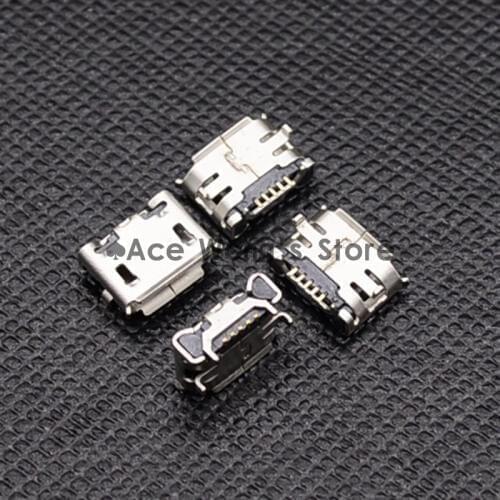 10pcs Micro USB Connector Jack Female Type 5Pin SMT for phones Tail Charging socket PCB Board