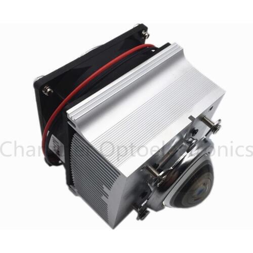4PCS Free delivery aluminum heat sink cooling fan 20W 50W 100W high power LED lamp 80degree 44mm lens + reflective + bracket