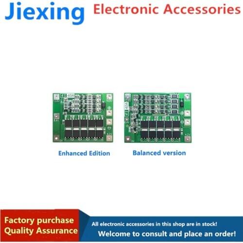 4 strings of 14.8V 16.8V 18650 lithium battery protection board with balance and startable electric drill 40A current