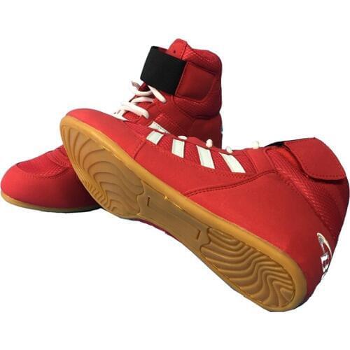 Wrestling Shoes Boxing Training Shoe Professional Gym Fitness Shoe For Female and Male Women Men Non-slip Wear 30--46
