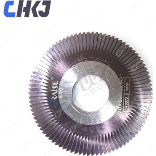 CHKJ For Ruizheng Black Diamond Single Angle Knife Horizontal HJ0012 φ70x6xΦ20x90Tx40° Suitable for GL368 GL888 key machine