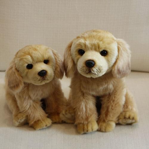 Simulation Labrador Dog Plush Toy Stuffed Animal Super High Luxury Quality Realistic Dogs Toy for Home Decor Kids Birthday Gifts