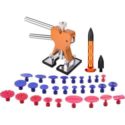 Paintless Dent Repair Tools Auto Car Body Dent Removal Kit Dent Lifter Glue Tabs tap down Dent Remover Tool for Door Ding Hail