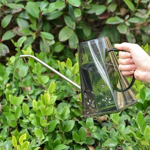 Plants Watering Can Stainless Steel Long Mouth Watering Pot for Garden Flowers Plants Irrigation Tool