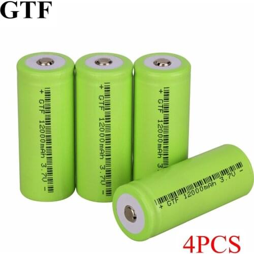 Fuel-refillable ion pylon gtf, four parts,26650 battery,3.7v, 12000mah, flashlight power tools,replacement ion-lithium batteries