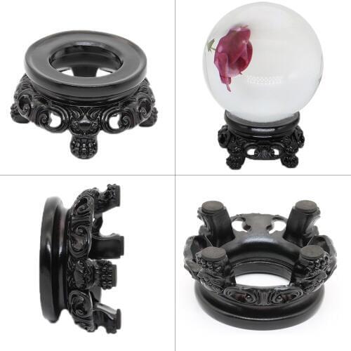Resin Display Stand for Crystal Glass Lens Ball Large Divination Photography Lensball Base 60 80mm 100mm Big Magic Sphere Holder