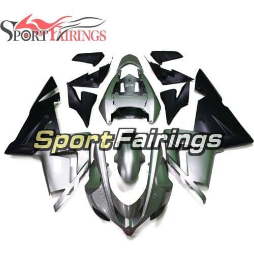 Full ABS Plastic Injection Mortorcycle Body Kit For Kawasaki ZX 10R 2004 2005 04 05 Gun Metal Black Sportbike Cowlings Fairings