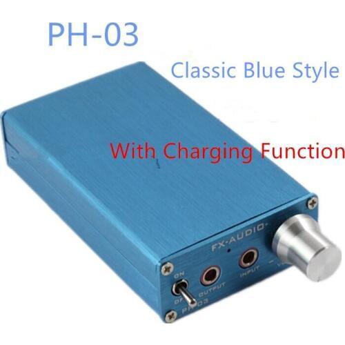 DC9V 1A PH-03 Portable amp / Small Group amp / can push AKG701 HD650 /black and blue