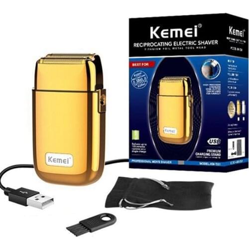 Mens rechargeable electric professional shaver hair barber shop razor shaving machine with 1400mAh lithium-ion battary shaver