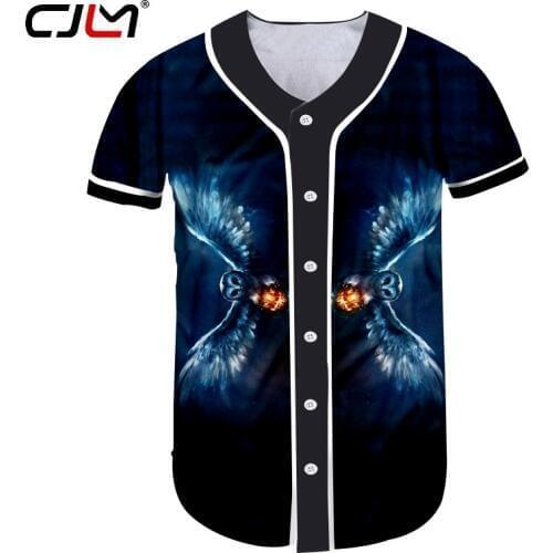 CJLM Winter Man Horrible Halloween Tshirt 3D Printed Tee Shirt Big Size Mens Baseball Shirt Pumpkin And Eagle Clothing 5XL