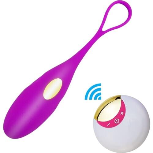 Cocolili Wireless Remote Control Vibrating Love Egg Bullet Vibrators Body Massager Silicone USB Charged Adult Sex Toys for Woman