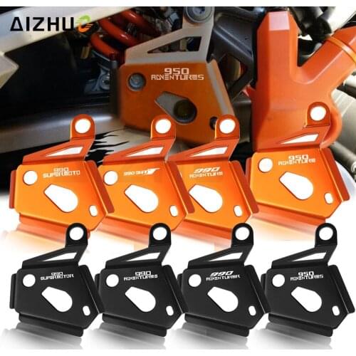 Motocycle Rear Brake Reservoir Pump Protector Guard FOR 990 SMT ADVENTURE/S/R SUPERMOTO/R/T 950 SUPER ENDURO Heel Guard Cover