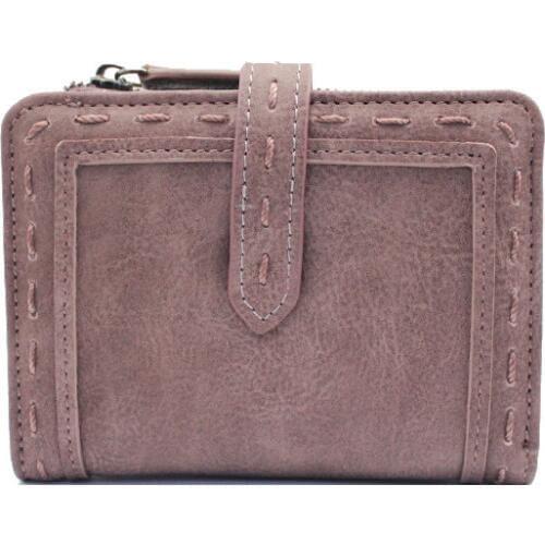 New Fashion High Quality PU Leather Women Mini Wallet Oil Wax Leather Coin Purse Coin Credit Card Holder