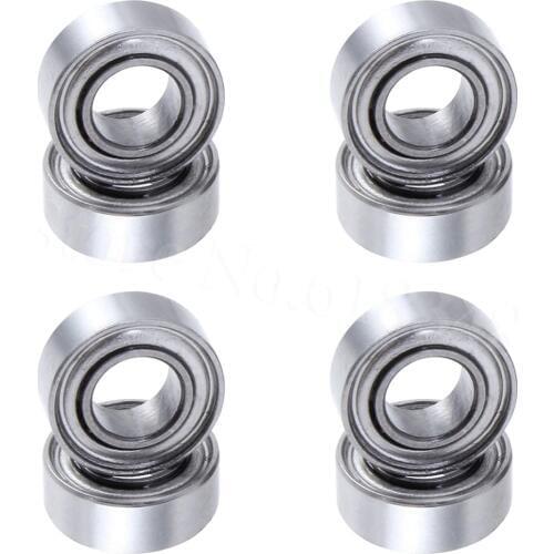1 Set HSP 86082 Upgrade Rolling Bearing 4x8x3mm 8pcs 1/16 Scale Himoto RC Car Spare Parts