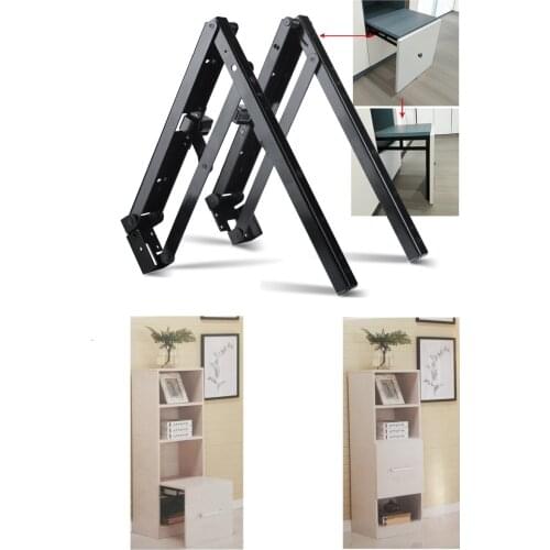 1Pair(2 PCS)/Lot Conceal Folding Seat Stool Bracket Hinge RV Shelf Support Shoe cabinet wardrobe closet stool shoe putting on