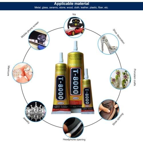 1 Pcs 15ml T8000 Repair Liquid Glue Multi Purpose Glue for Touchscreen Phone Frame Epoxy Adhesive SDF-SHIP