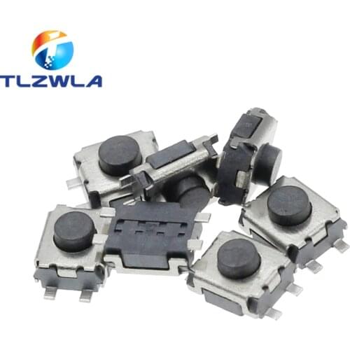 100PCS/LOT 3*4*2 mm SMD Switch 4 Pin Touch Micro Switch Tact Push Button Switches 3x4x2H Mini Buttons