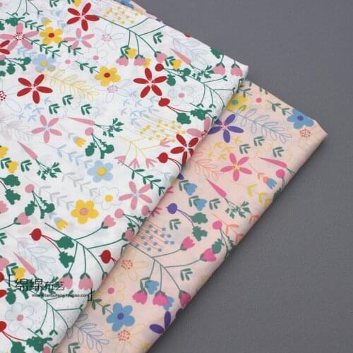 145cm*50cm Fresh flower baby Cotton Fabric Cloth Sewing Quilting bedding apparel dress diy patchwork fabric infant cloth