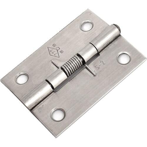 2 Inch Long Stainless Steel Self-Closing Corner Spring Draw Door Hinge