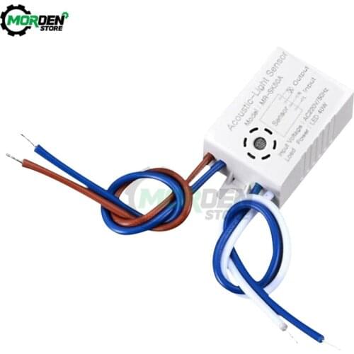 200V Led Sound And Light Control Intelligent Sensor Switch Ceiling Lamp Intelligent Sound Control Sensor Module Detector