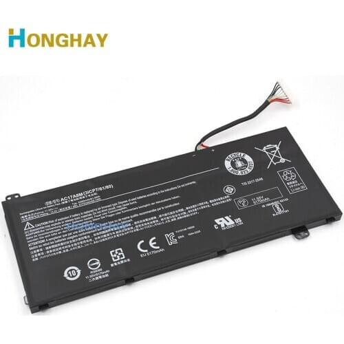 HONGHAY AC17A8M 11.55V 5360mAh Laptop Battery For Acer Spin 3 SP314-52-549T SP314-52-331FP Spin SP314 SF314 Notebook computer