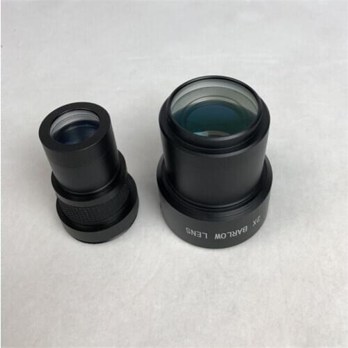 Astronomical Telescope Accessories 2x Extender Barlow Lens Barlow Optical Lens 2 Inches 50.8mm