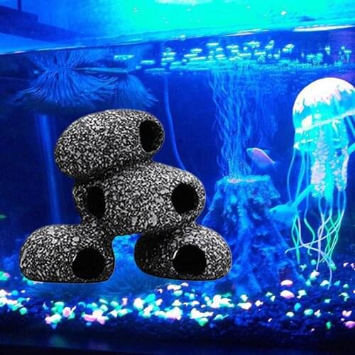 Aquarium Cave Fish Tank Hide Out Rock Fish Tank Landscape Breeding Decor