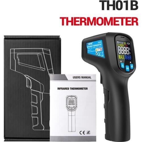 ANENG TH01A/B Digital infrared Thermometer IR laser Temperature Sensor Gun No Contact Thermometre -50~600C Meter Pyrometer