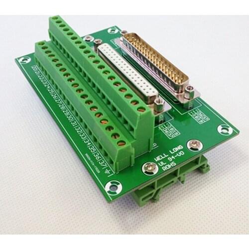D-SUB DB37High Quality Male / Female Header Breakout Board, Terminal Block, Connector