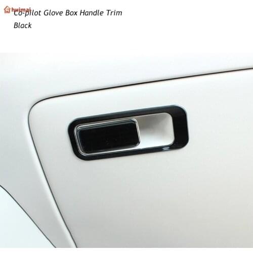 For Hyundai Tucson NX4 2021 2022 stainless steel car front passenger seat glove box handle decorative sequins