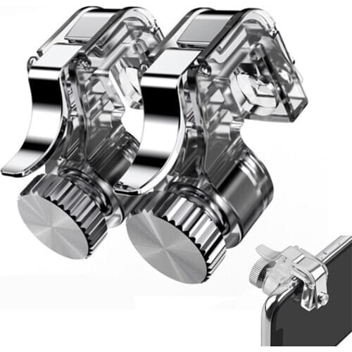 Mobile Phone PUBG Game Controller Fire Button Left & Right Trigger Shooter Portable Ultra Light PUBG Gamepad Joystick Controller