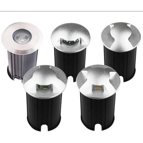 IP67 DC12V Outdoor Lighting 1W 3W Garden Yard Step Stairs Floor Deck LED Recessed Inground Lamps LED Underground Spotlight 220V