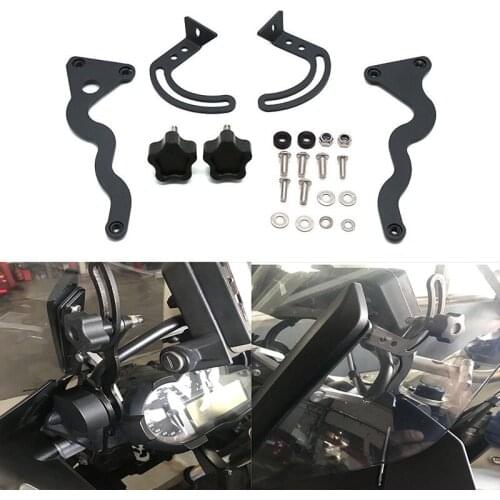 R1200GS Adventure 13-19 Windshield Support Holder Windscreen Strengthen Bracket Kits for BMW R1250GS R 1200GS LC/ADV 2014 - 2019