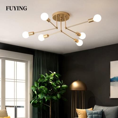 Nordic Modern LED Chandelier Lighting E27 for Living Room Pendant Light Bedroom Room Kitchen Ceiling Lamp Home Indoor Decoration