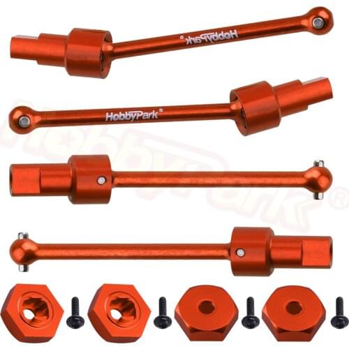 Hobbypark Metal Aluminum Driveshaft Assembly & Hex Wheel Hubs,Upgrade Parts for Traxxas 1/18 LaTrax Teton Desert Prerunner