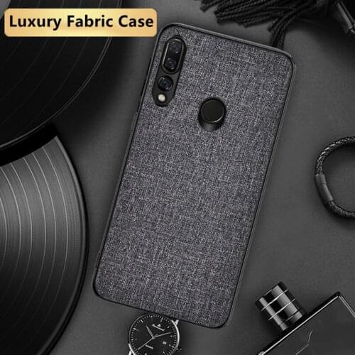 Soft Cloth Fabric Phone Case For Honor 9X 8A 8S Prime 9A 9C 10i 30i 20 10 Lite Pro Silicone Case Cover For Honor View 30 20 Pro
