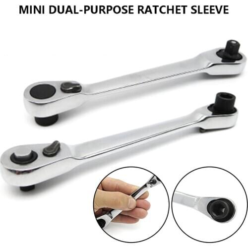 Combination Metric Wrench Set Fine Tooth Gear Ring Torque And Socket Wrench Set Nut Tools For Repair A Set Of Wrench