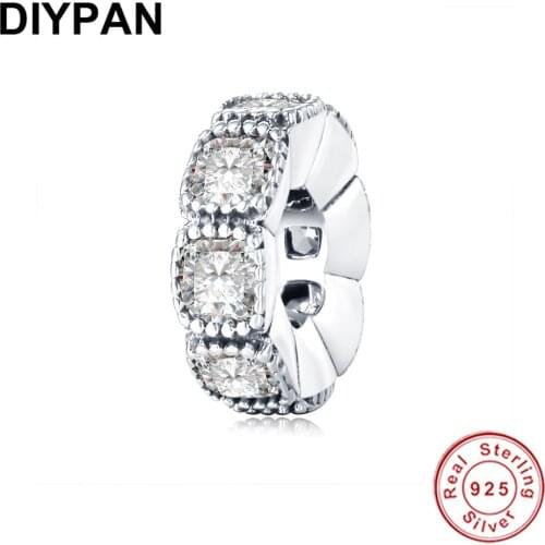 Fit Original Pandora Charms Bracelet 925 Sterling Silver Spacer Charms Beads Pendant DIY Jewelry Making Berloque