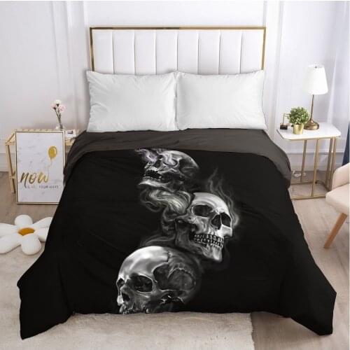 Skull Deadpool lady Duvet cover Quilt/Blanket/Comfortable Case 140x200 240x220 240x260 Queen King Single Bedding for Home bone